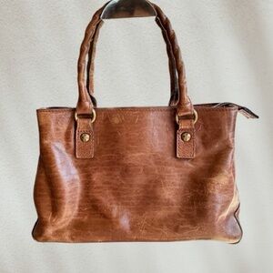 Patricia Nash, Bag Elegant Brown Leather Tote